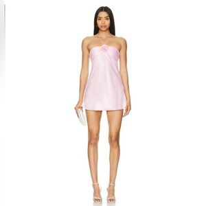 More to Come Arie Mini Dress in Dusty Pink
